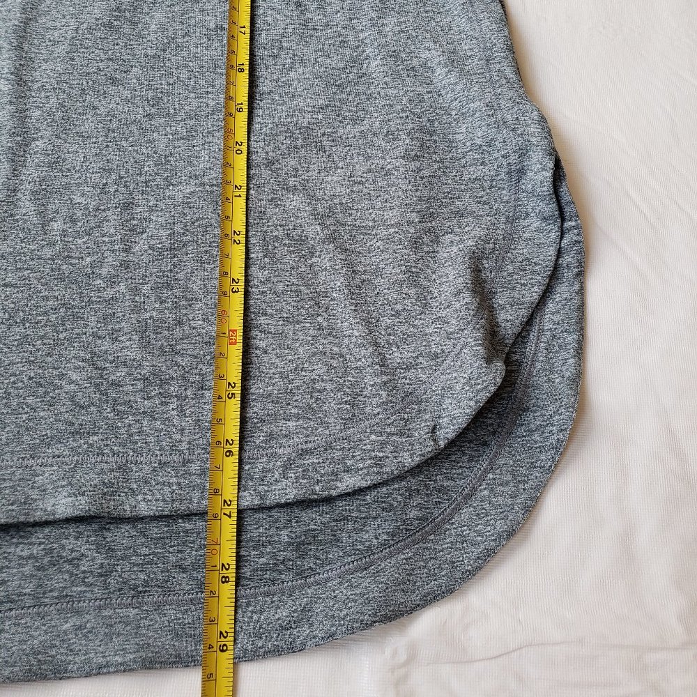 Athleta Uptempo Hoodie Sweatshirt Yoga Top In Metropolis Grey - Picture 9 of 13